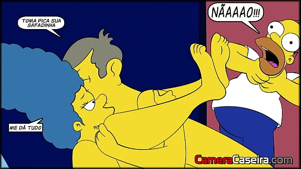 HQ dos Simpsoons – Fodendo Gostoso e o Corno Pegou no Flagra