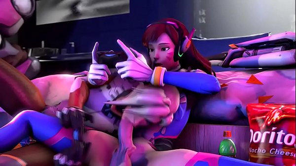 Overwatch futanari porn collection with Dva