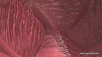 Big titted hentai hottie gets her wet pussy fucked to orgasm by massive cock
