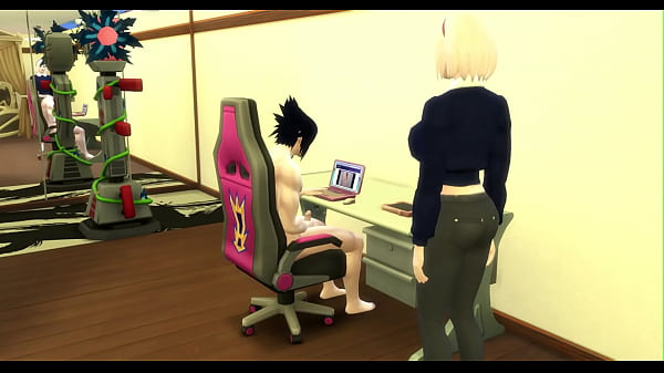 Naruto Boruto Cap 1 Boruto va a visitar a su novia sarada y luego sakura consigue a sasuke masturbandose boruto los ve teniendo sexo