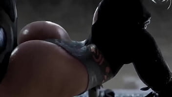 2b fucked doggystyle by enemy (clothed version)