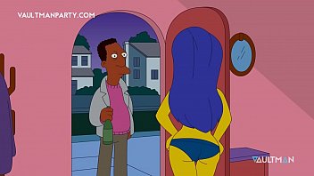 Marge cheats on Homer with Carl