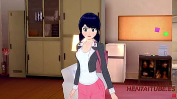 My Hero Academia Ladybug Hentai – Mariette Handjob & suck Deku’s Dick
