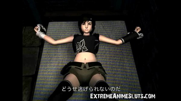 3D Ogre on Tied Up Girl!
