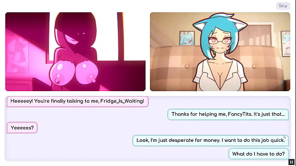 Nicole Risky Job [Hentai game PornPlay ] Ep.1 camgirl sex simulation