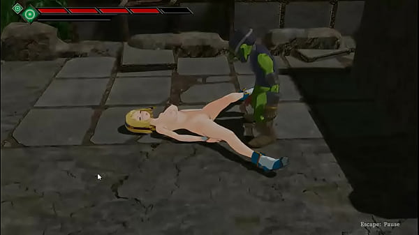 Pretty female magician having sex with goblins men in Wizard Lilia hentai new 2021 game