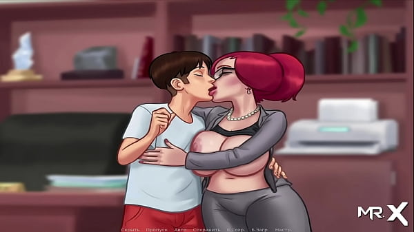 SummertimeSaga – Redhead Gets Cum at Workplace Creampie E4 #36