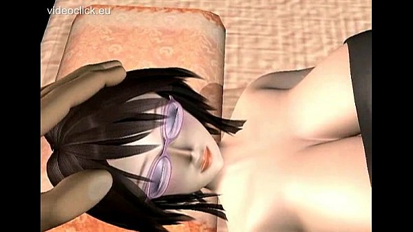 Anime hottie sucking a hard cock