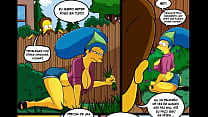 Historias pornô parodia – Os Simpsons, Ned Flanders e Marge Simpson